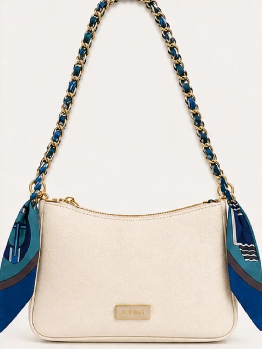 Ribbon Chain Phone Crossbody Lanyard with clear Tether Patch